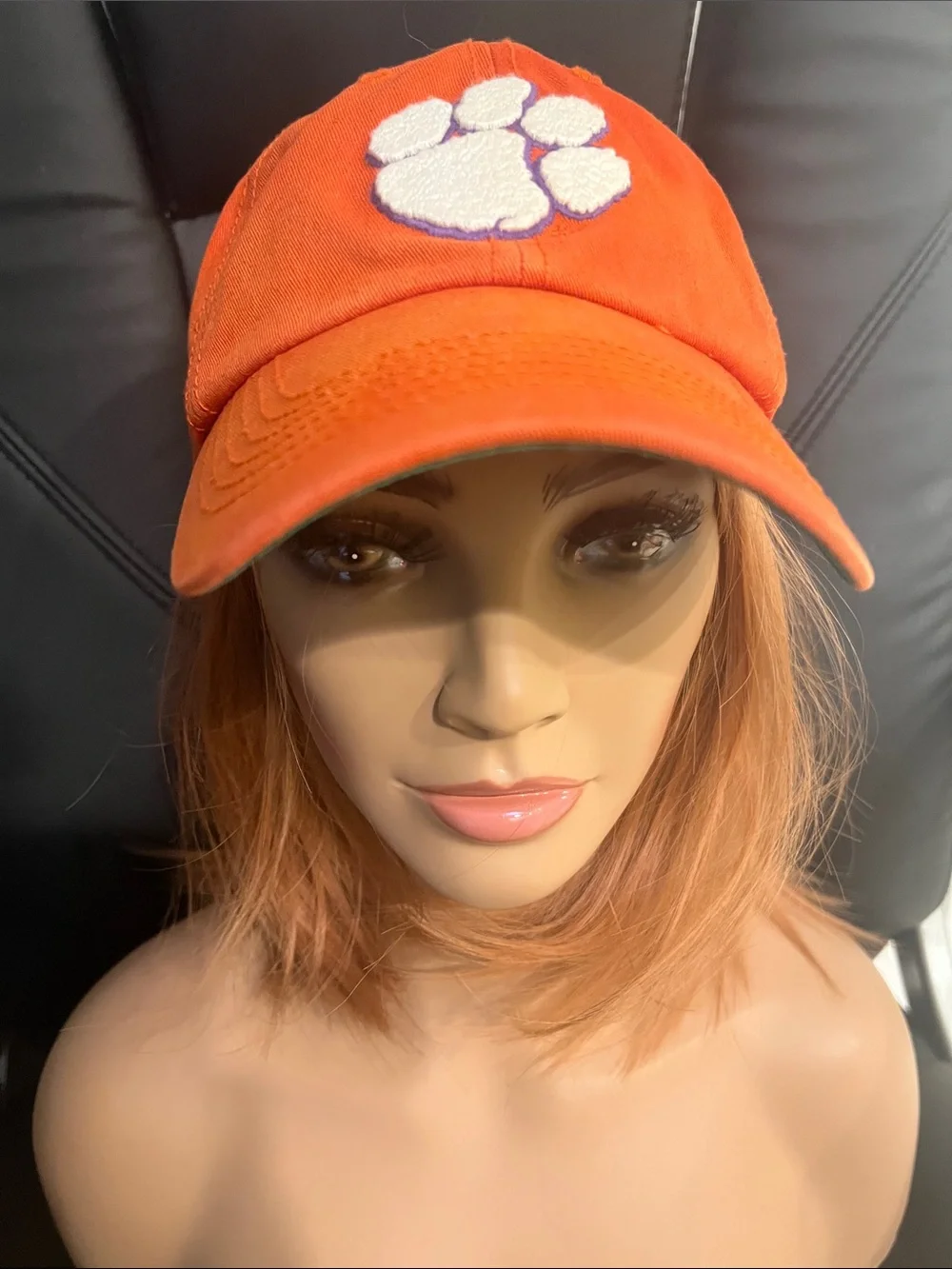 #2648**Orange Paw Logo Baseball Cap - Unbranded